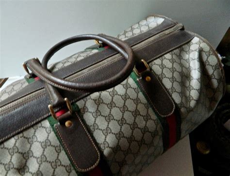 borsone da viaggio gucci vintage|Borse, accessori e abbigliamento vintage Gucci .